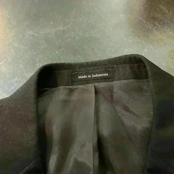 Pronto Uomo Platinum Sz 42R Black 100% Wool Blazer Jacket Sport Coat - Picture 4 of 9